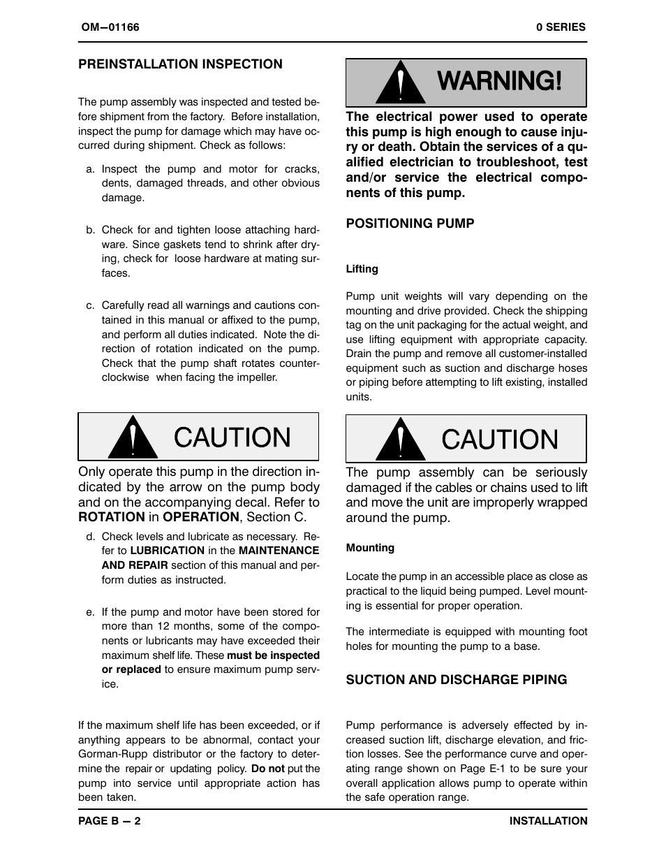 Gorman-Rupp Pumps 02K3-X2 1P 312560 and up User Manual | Page 9 / 26