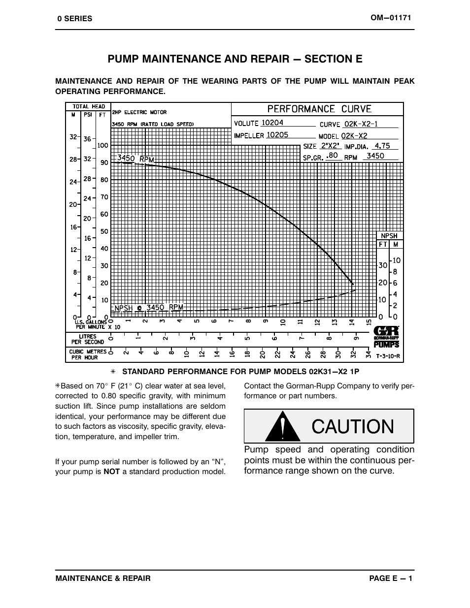 Gorman-Rupp Pumps 02K31-X2 1P 605416 and up User Manual | Page 19 / 26