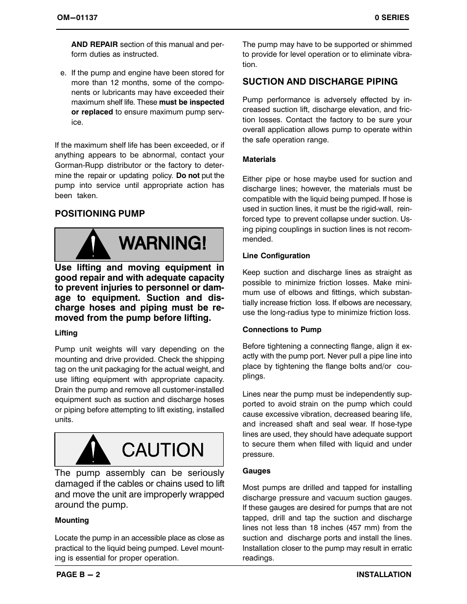 Gorman-Rupp Pumps 02E3-B 284632 and up User Manual | Page 9 / 29