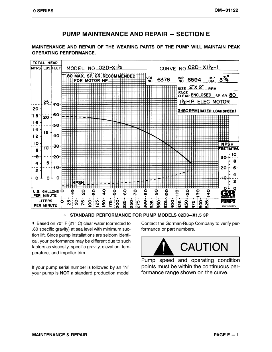 Gorman-Rupp Pumps 02D3-X1.5 3P 254341 and up User Manual | Page 19 / 26