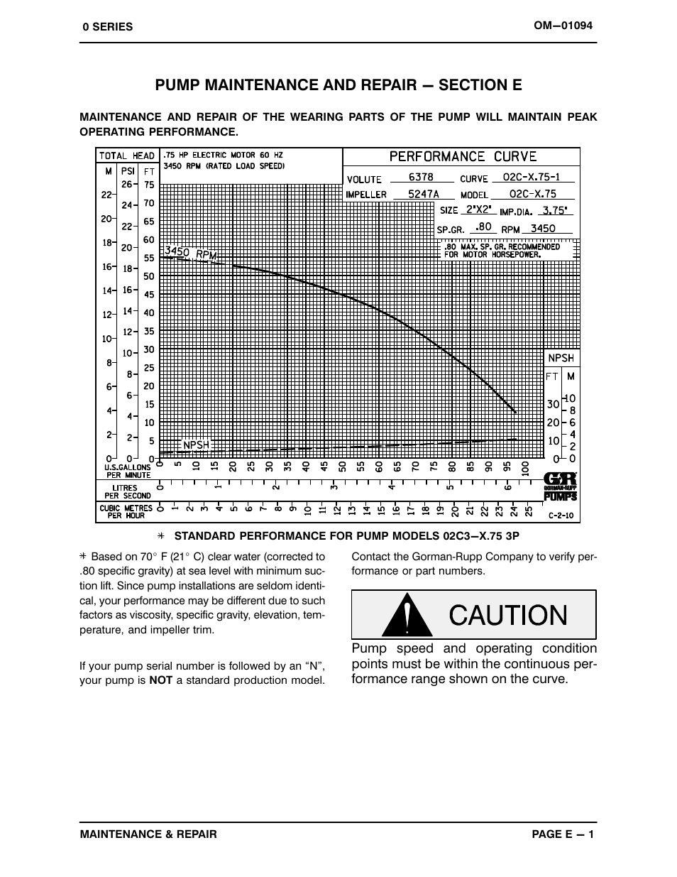 Gorman-Rupp Pumps 02C3-X.75 3P 237887 and up User Manual | Page 19 / 26