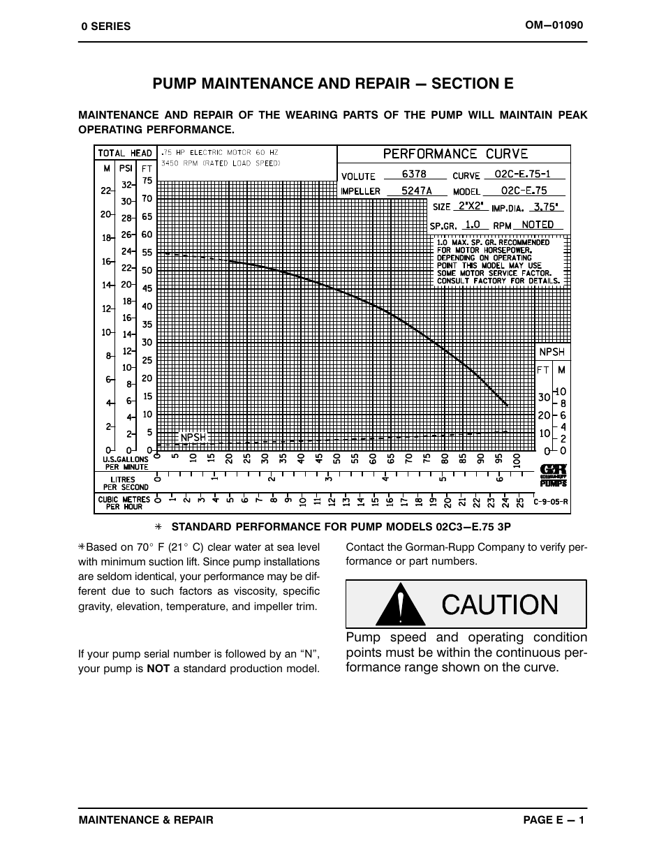 Gorman-Rupp Pumps 02C3-E.75 3P 241492 and up User Manual | Page 19 / 26