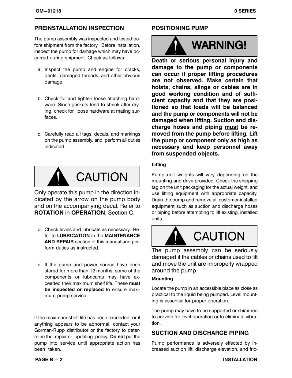 Gorman-Rupp Pumps 04C3-B 407671 and up User Manual | Page 10 / 31