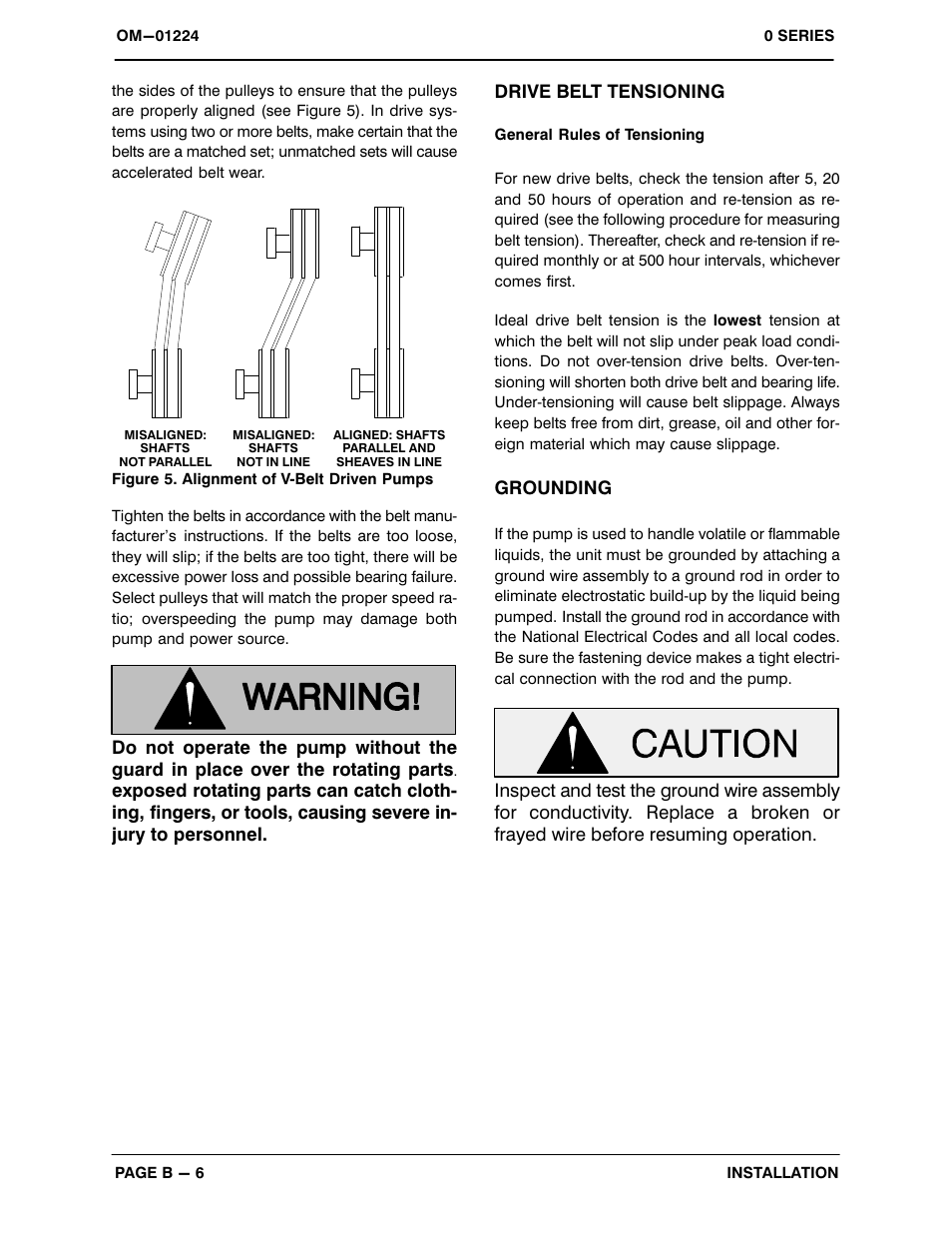 Grounding | Gorman-Rupp Pumps 06B3-B 806819 and up User Manual | Page 14 / 31