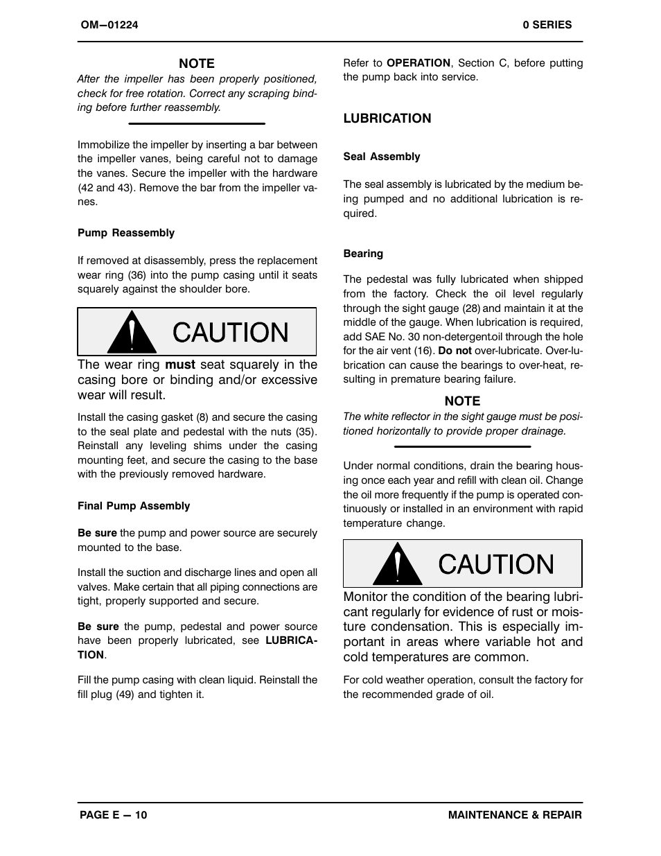 Gorman-Rupp Pumps 06B3-B 806819 and up User Manual | Page 30 / 31