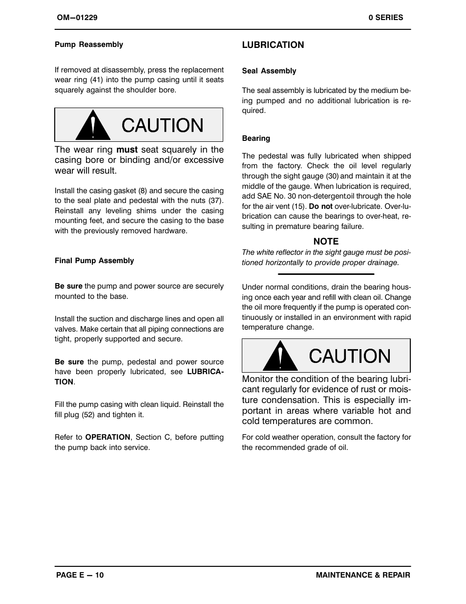 Gorman-Rupp Pumps 06B52-B 1332442 and up User Manual | Page 29 / 30