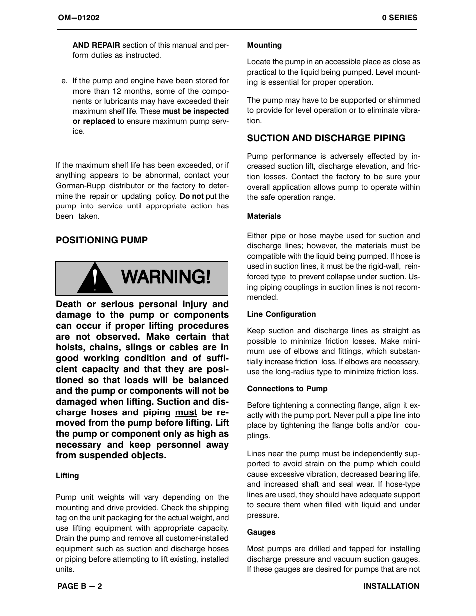 Gorman-Rupp Pumps 03J1-B 713013 and up User Manual | Page 10 / 32