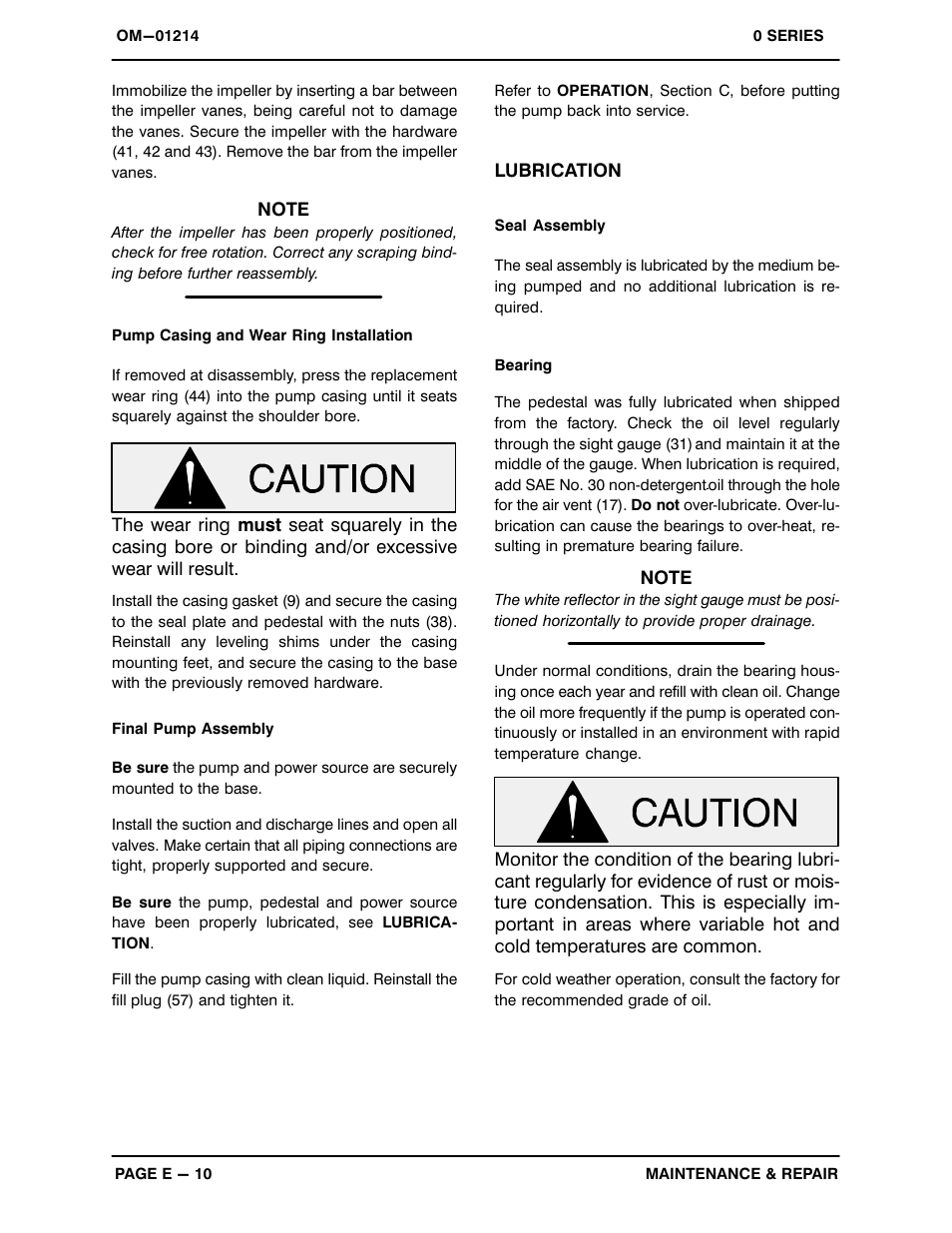 Gorman-Rupp Pumps 04B3-B 806819 and up User Manual | Page 30 / 31