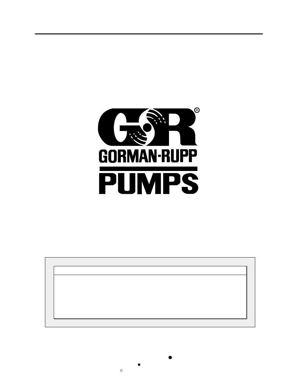 Gorman-Rupp Pumps 04B3-F4L 1242057 thru 1316965 User Manual | 36 pages