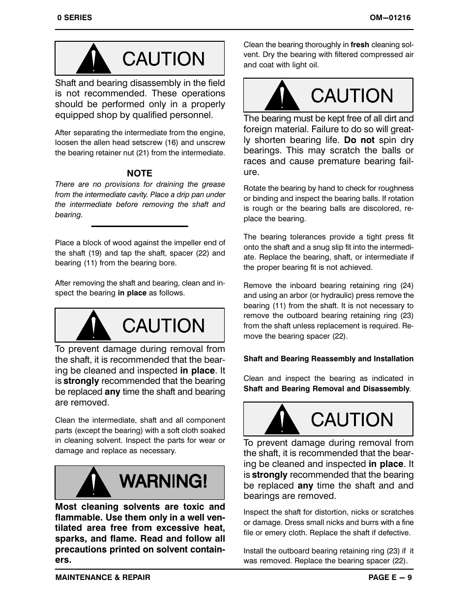 Gorman-Rupp Pumps 04B3-F4L 1316966 and up User Manual | Page 29 / 35