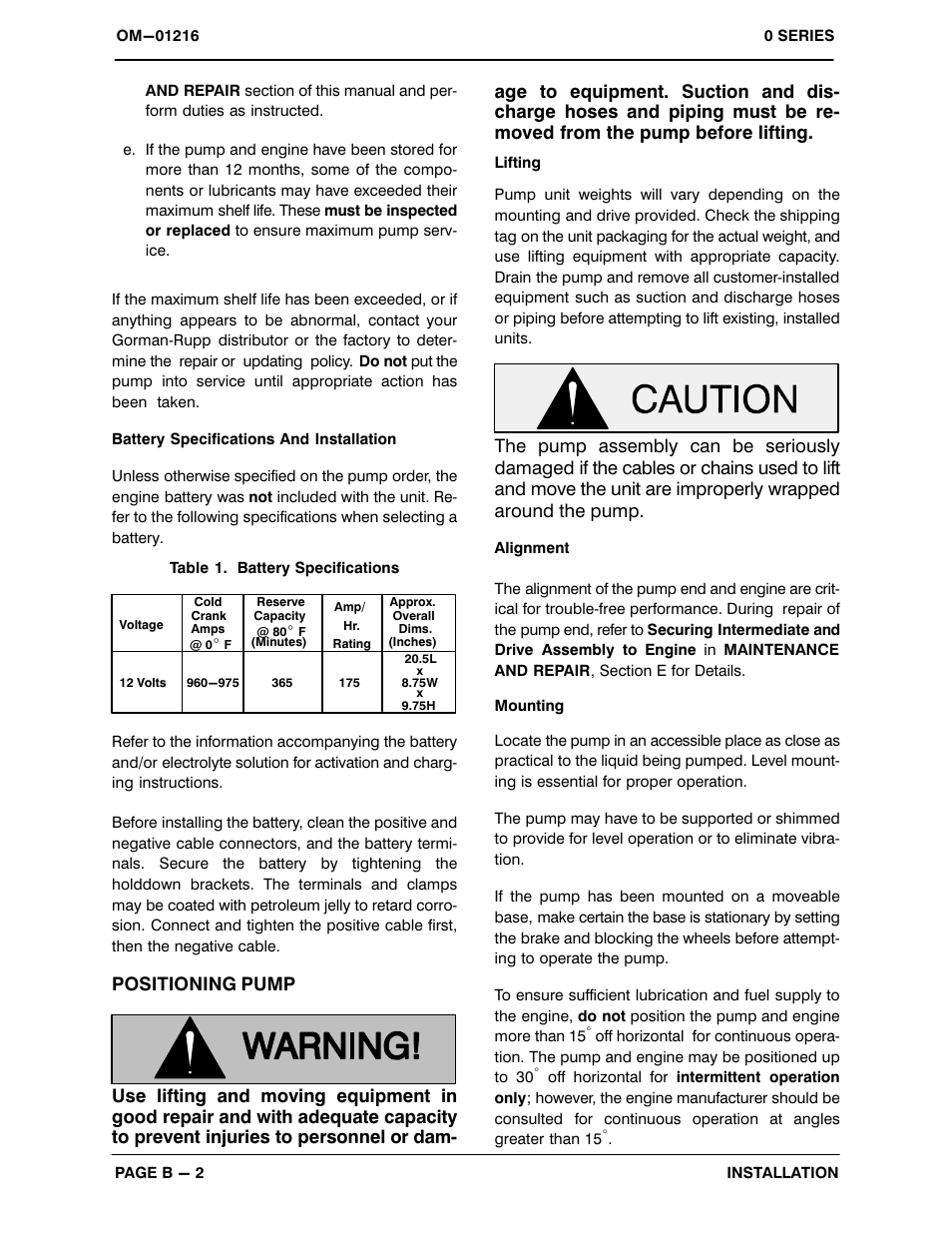 Gorman-Rupp Pumps 04B3-F4L 1316966 and up User Manual | Page 9 / 35