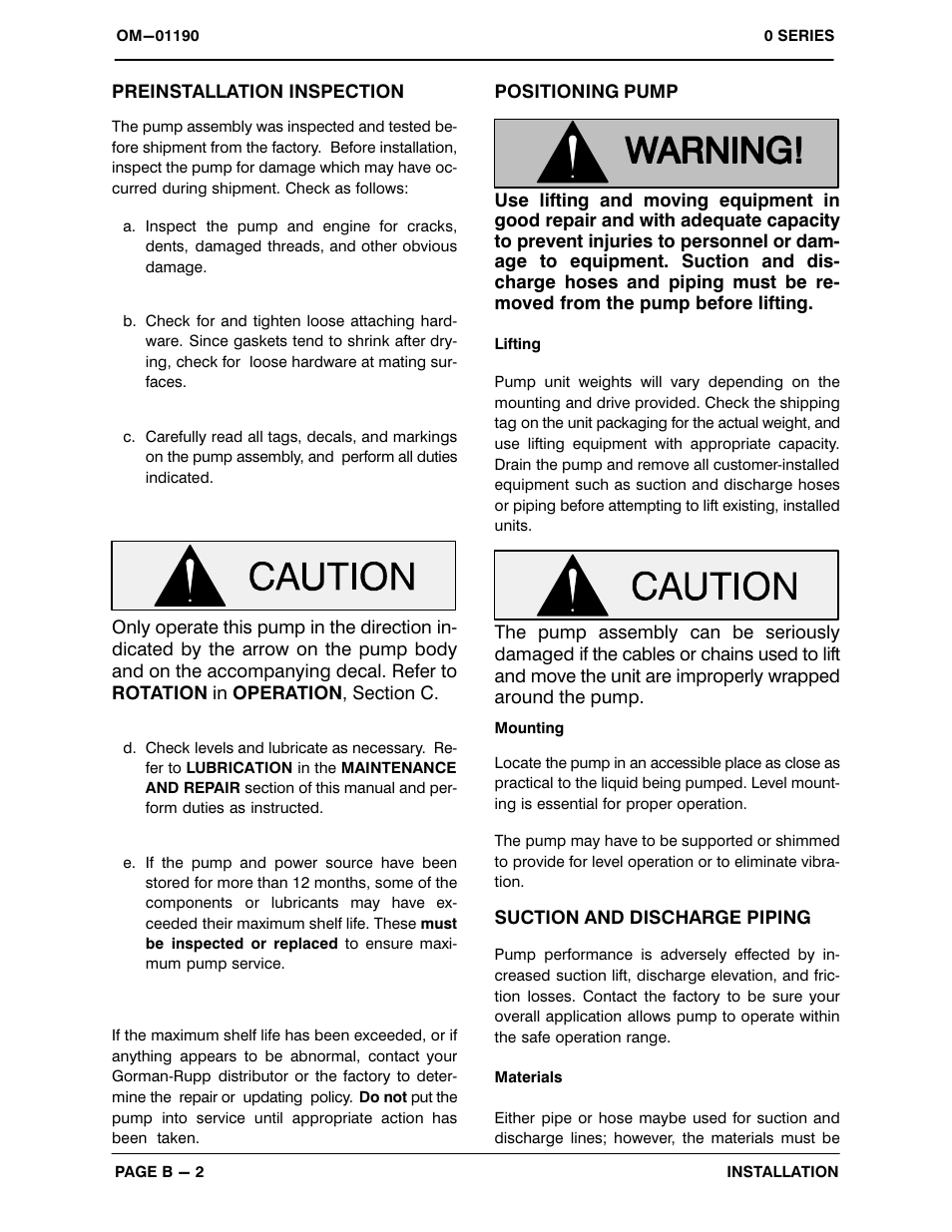 Gorman-Rupp Pumps 03F52-B 1329227 and up User Manual | Page 8 / 29