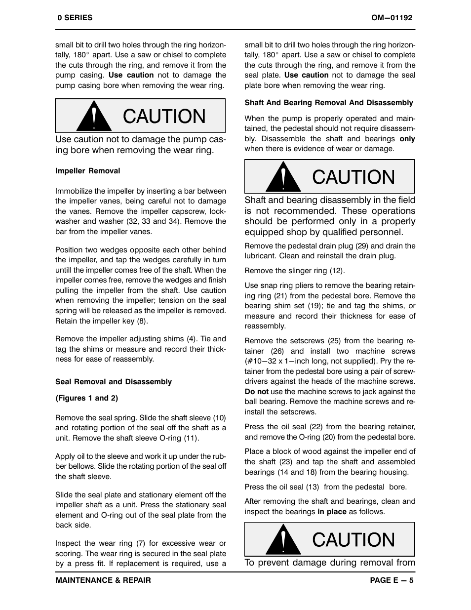 Gorman-Rupp Pumps 03H1-B 710816 and up User Manual | Page 24 / 30