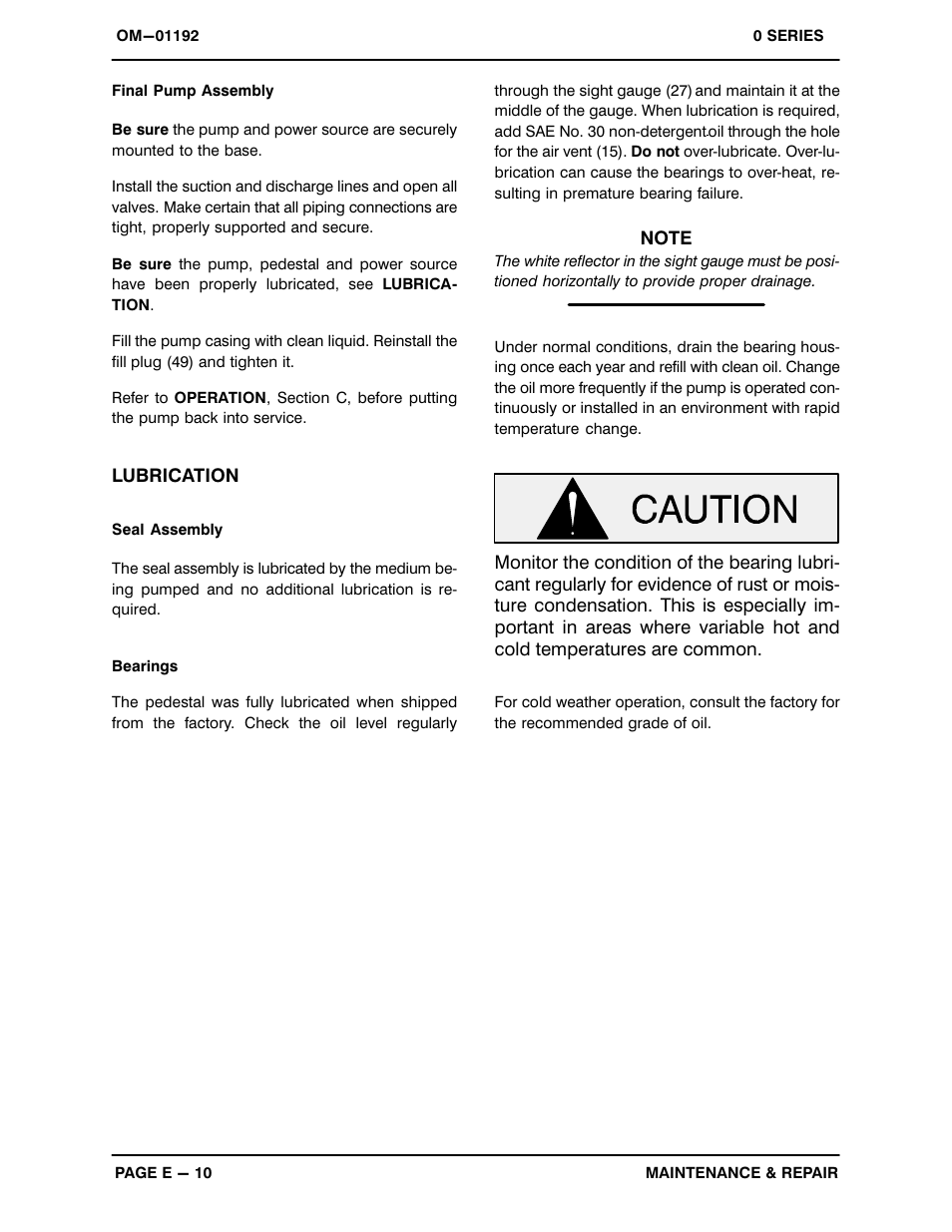 Gorman-Rupp Pumps 03H1-B 710816 and up User Manual | Page 29 / 30