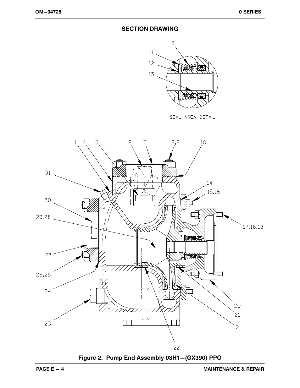 Gorman-Rupp Pumps 03H1-GX390 1178614 and up User Manual | Page 22 / 29