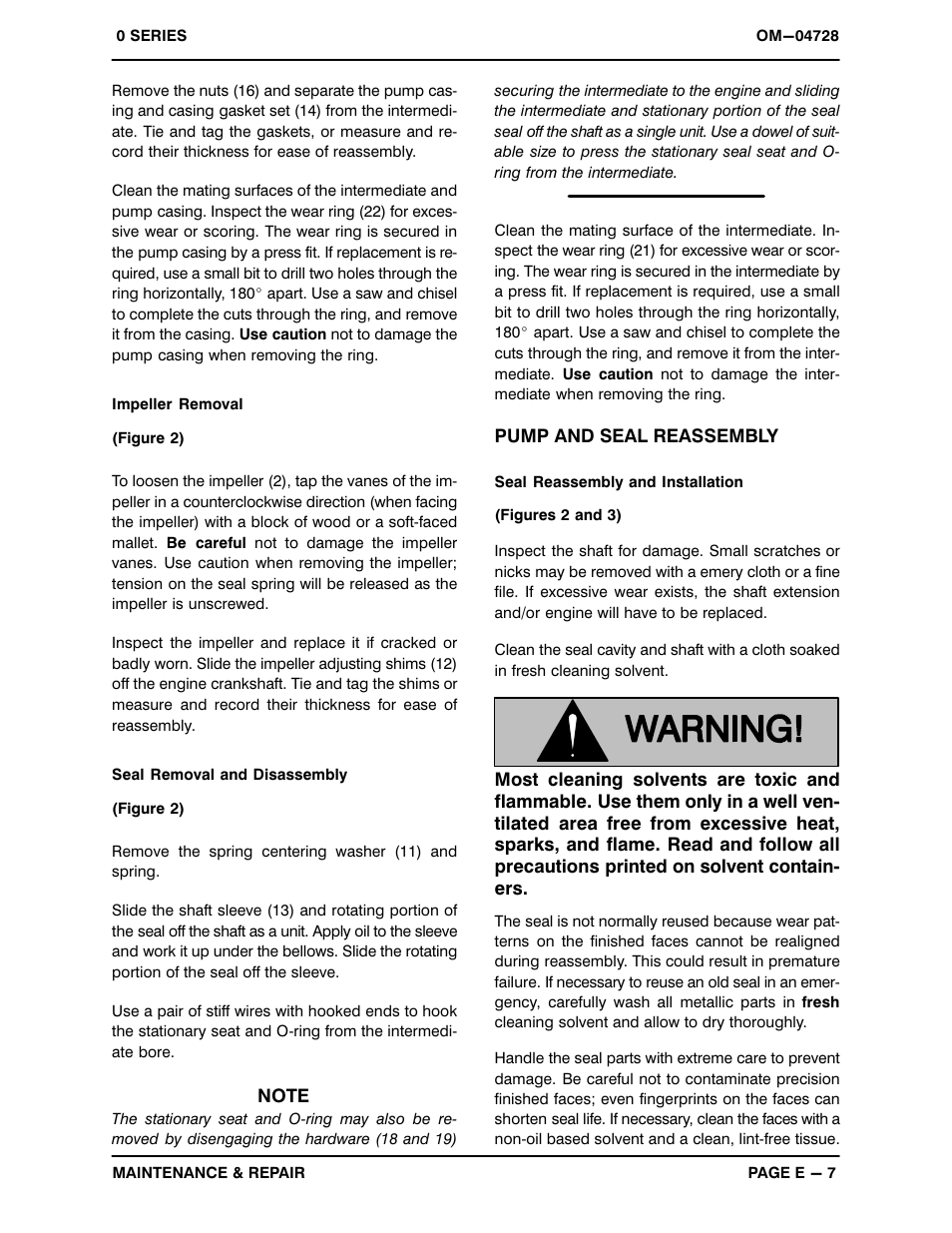 Gorman-Rupp Pumps 03H1-GX390 1178614 and up User Manual | Page 25 / 29