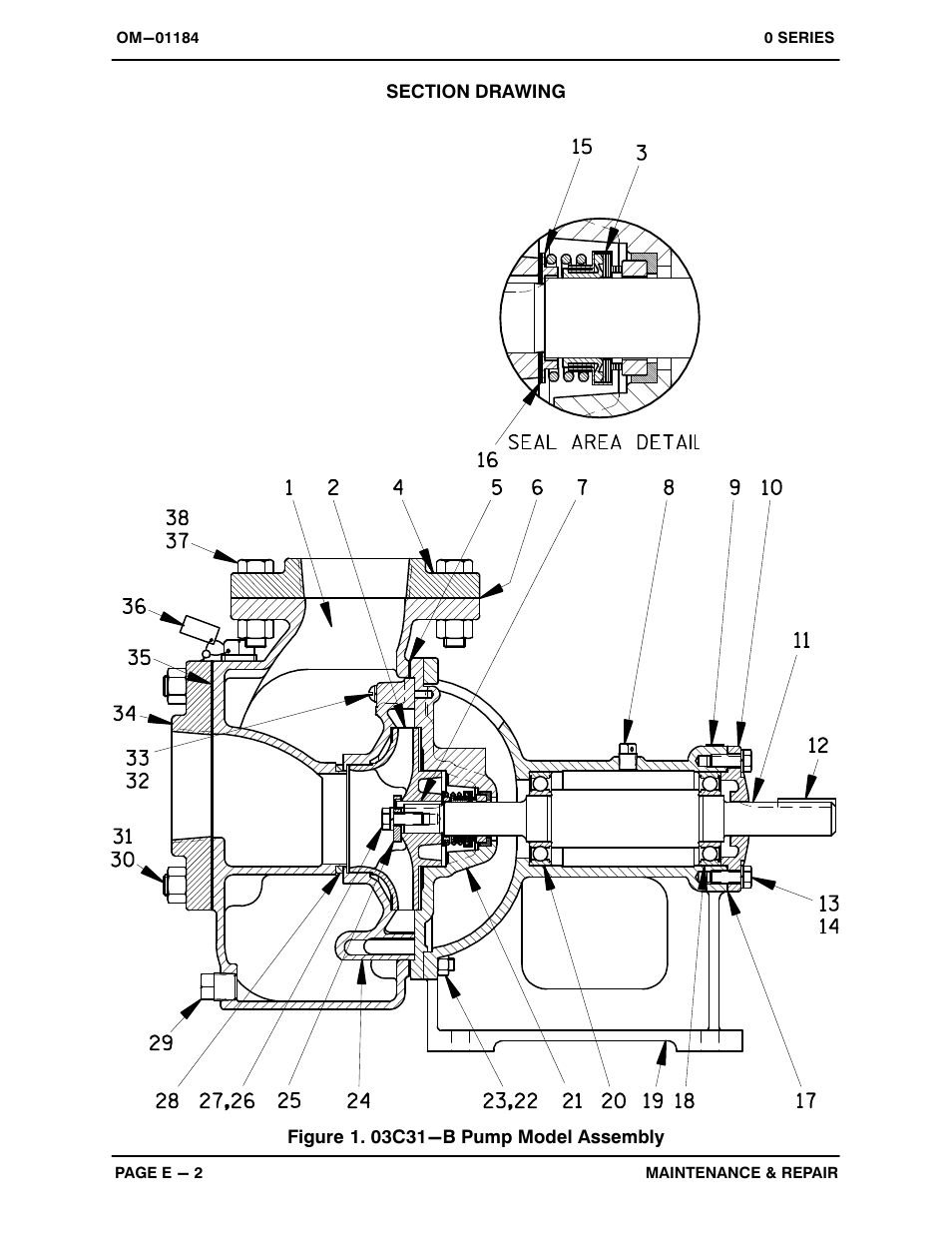 Gorman-Rupp Pumps 03C31-B 594106 and up User Manual | Page 21 / 29