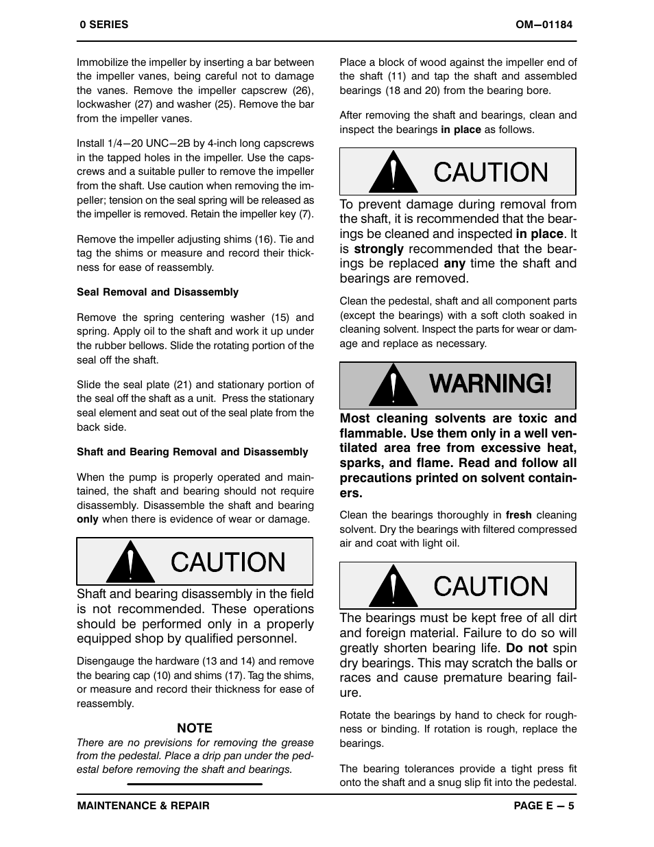 Gorman-Rupp Pumps 03C31-B 594106 and up User Manual | Page 24 / 29