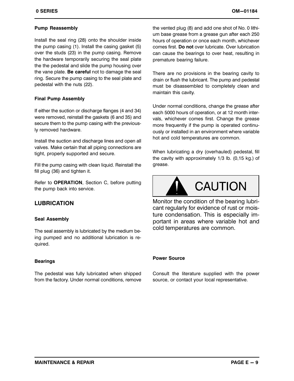 Gorman-Rupp Pumps 03C31-B 594106 and up User Manual | Page 28 / 29