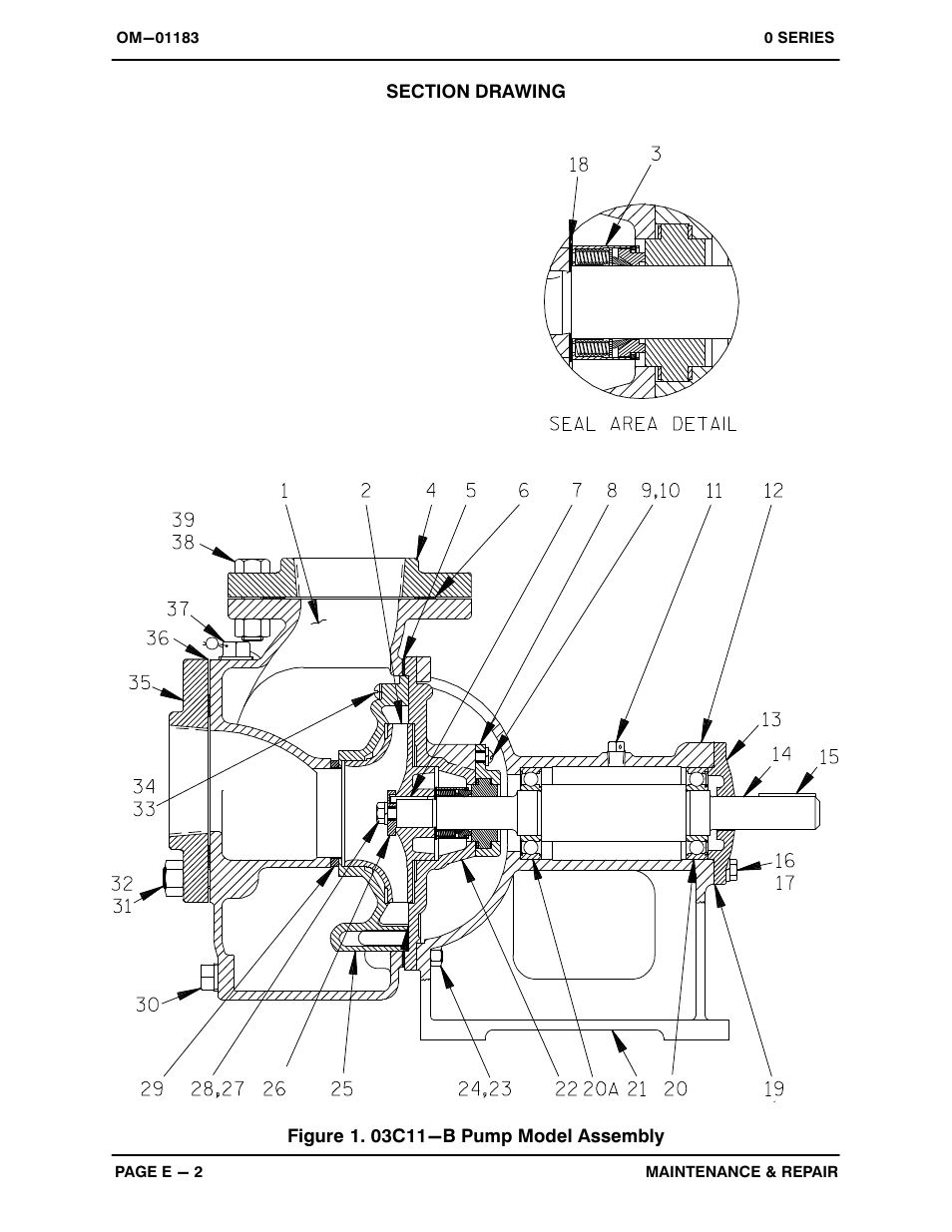 Gorman-Rupp Pumps 03C11-B 741793 and up User Manual | Page 21 / 29