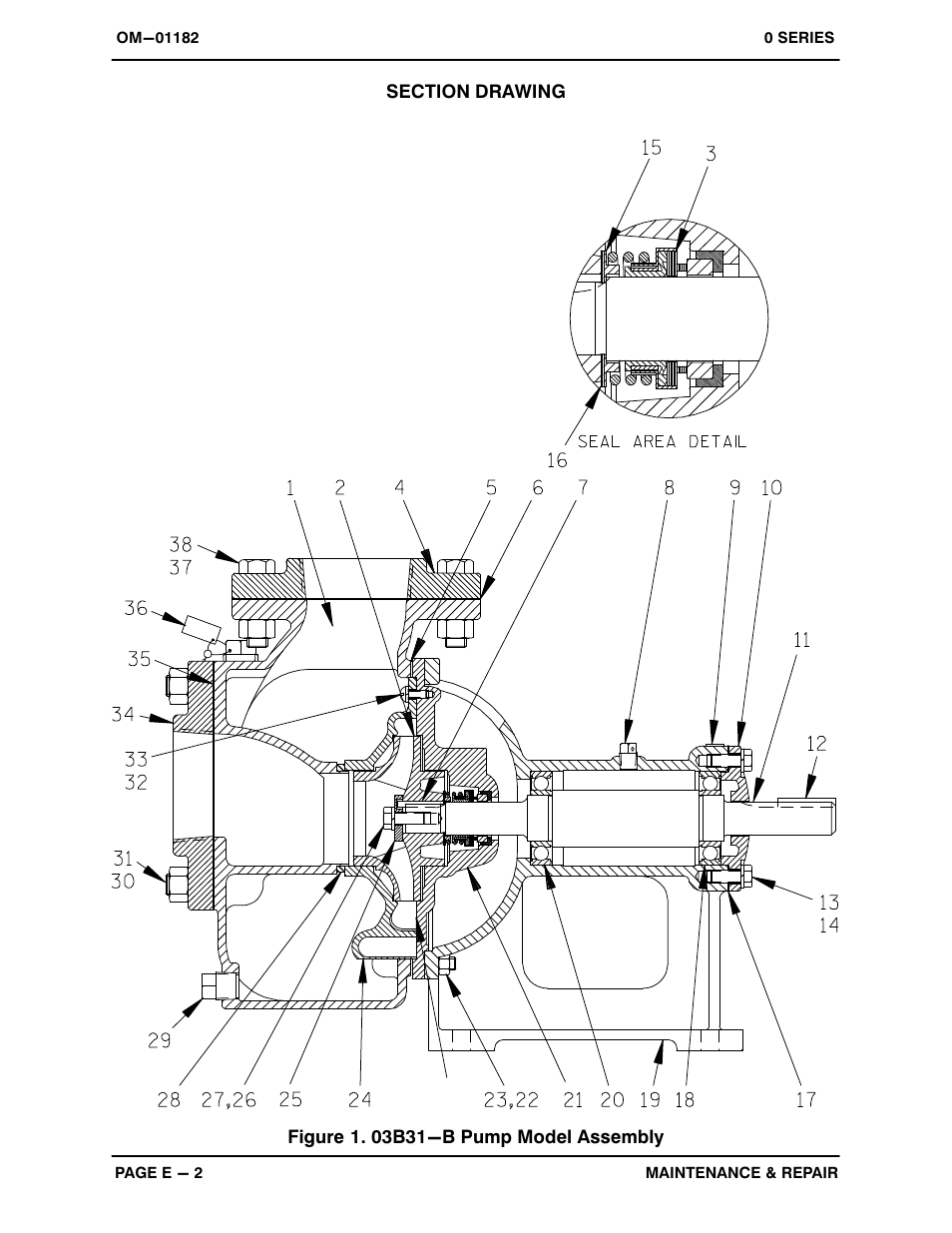 Gorman-Rupp Pumps 03B31-B 594101 and up User Manual | Page 22 / 30