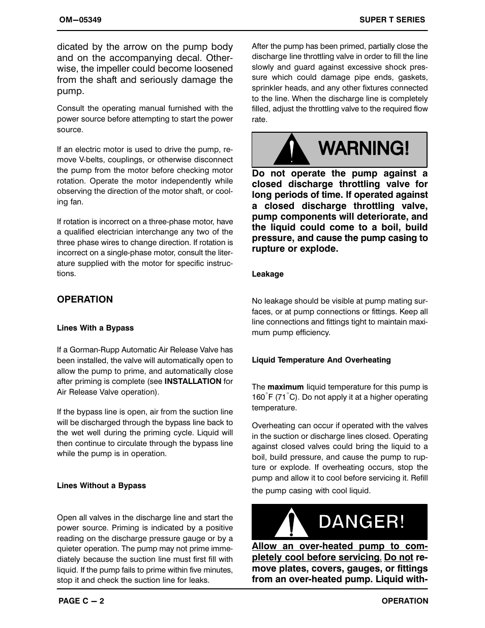 Gorman-Rupp Pumps T3A71S-B /F,/FM User Manual | Page 17 / 39