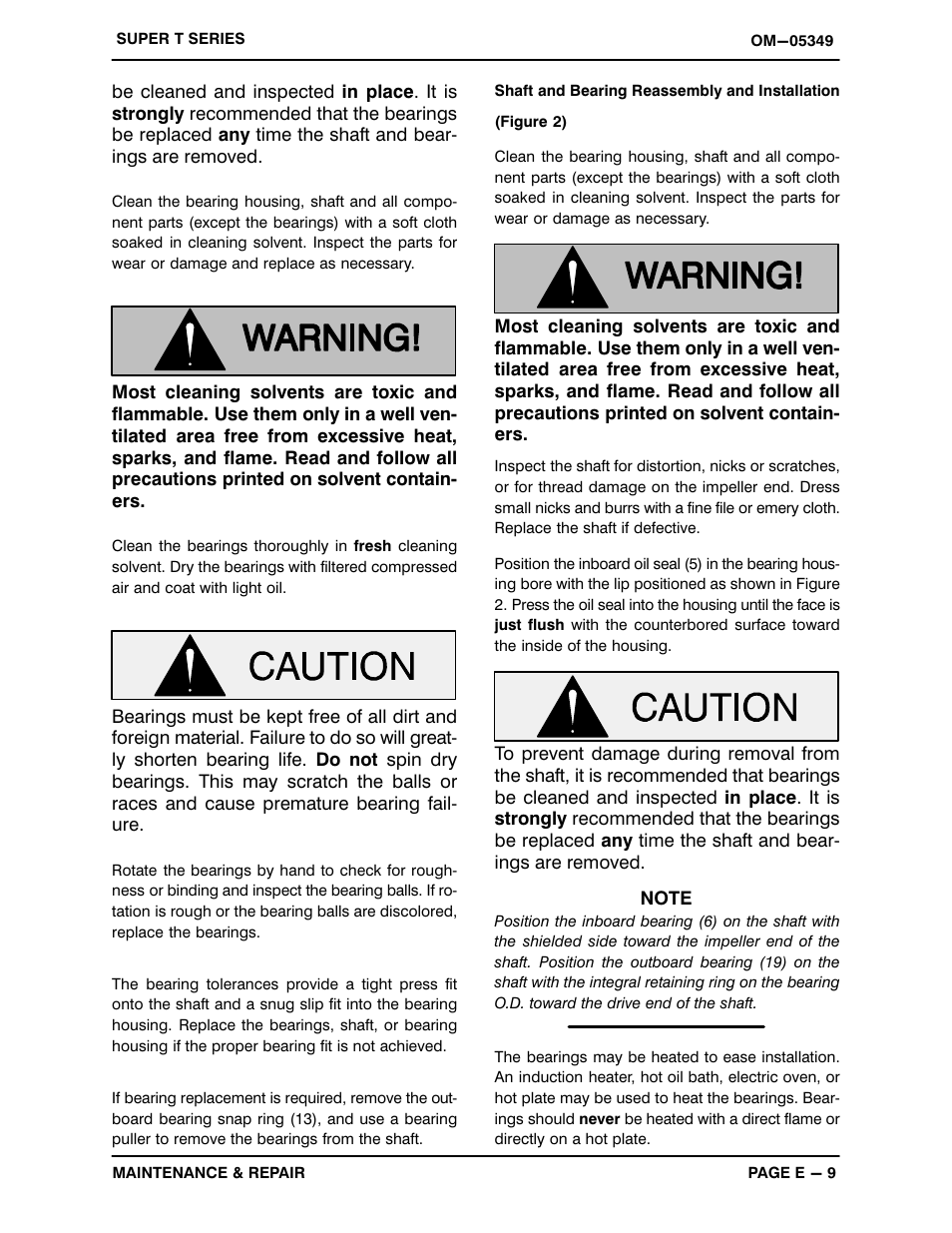 Gorman-Rupp Pumps T3A71S-B /F,/FM User Manual | Page 31 / 39