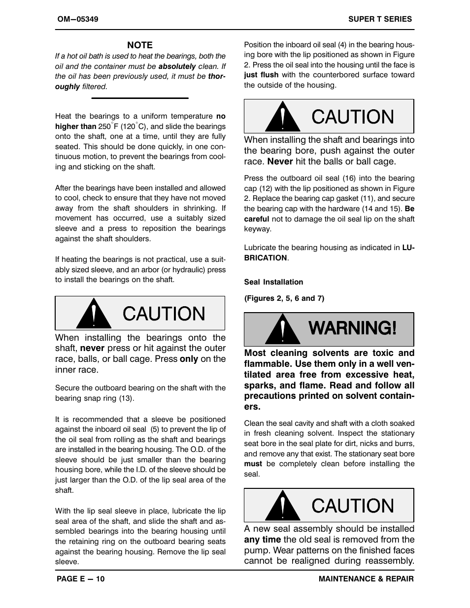 Gorman-Rupp Pumps T3A71S-B /F,/FM User Manual | Page 32 / 39