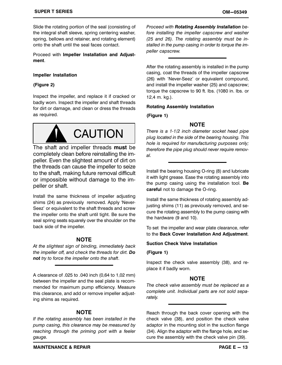 Gorman-Rupp Pumps T3A71S-B /F,/FM User Manual | Page 35 / 39