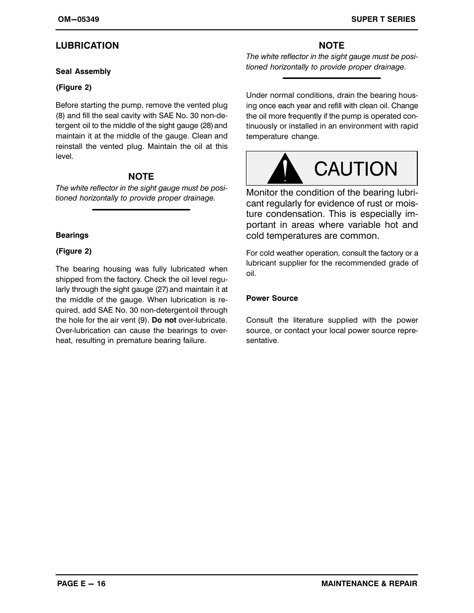 Gorman-Rupp Pumps T3A71S-B /F,/FM User Manual | Page 38 / 39