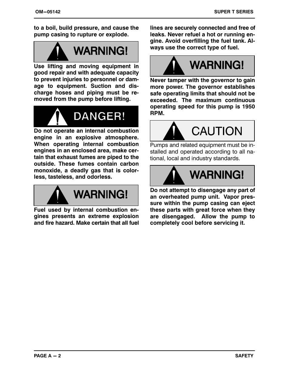 Gorman-Rupp Pumps T4A3S-B /F,/FM,/WW,/WWS User Manual | Page 7 / 40