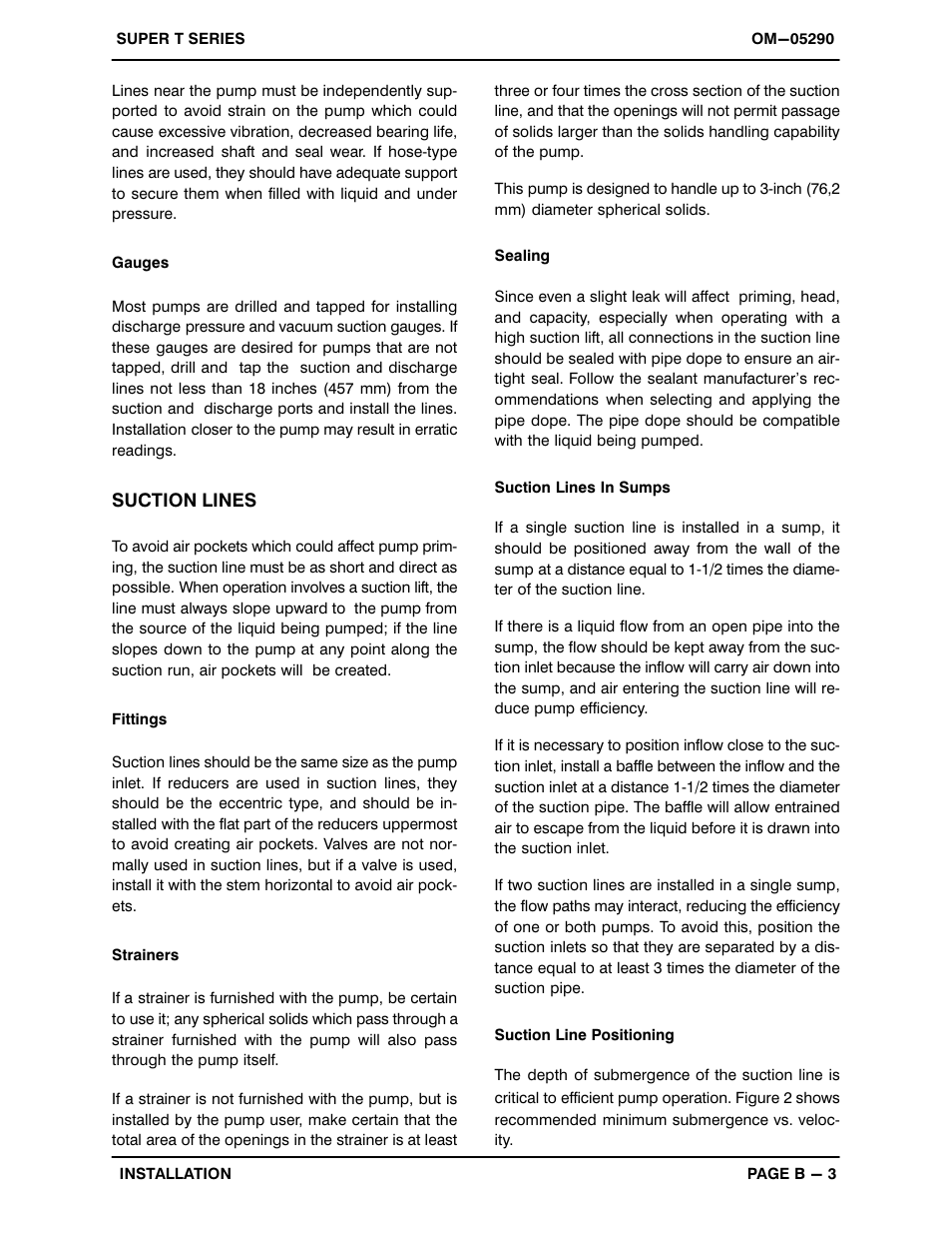 Gorman-Rupp Pumps T10A3S-B /FM,/WW User Manual | Page 10 / 38