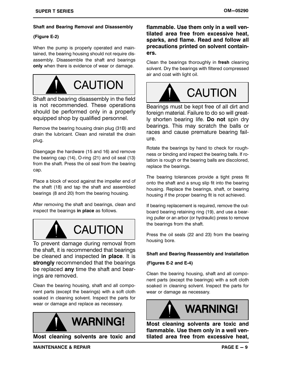 Gorman-Rupp Pumps T10A3S-B /FM,/WW User Manual | Page 30 / 38