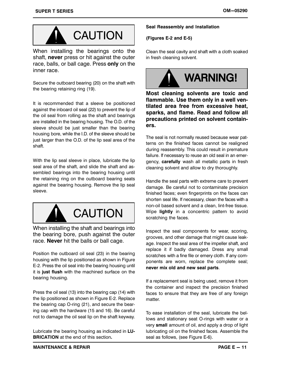 Gorman-Rupp Pumps T10A3S-B /FM,/WW User Manual | Page 32 / 38