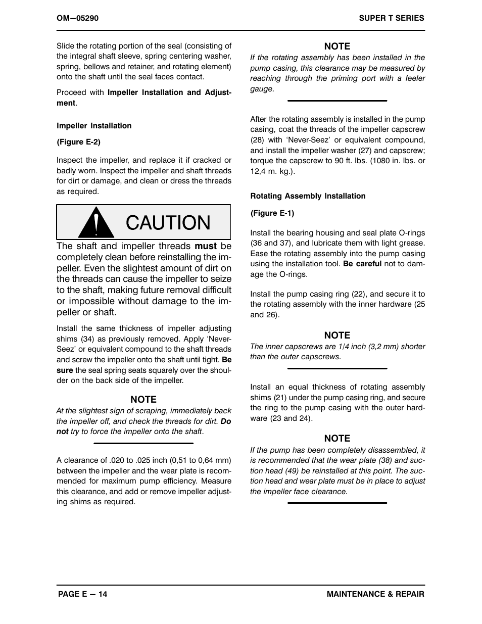 Gorman-Rupp Pumps T10A3S-B /FM,/WW User Manual | Page 35 / 38