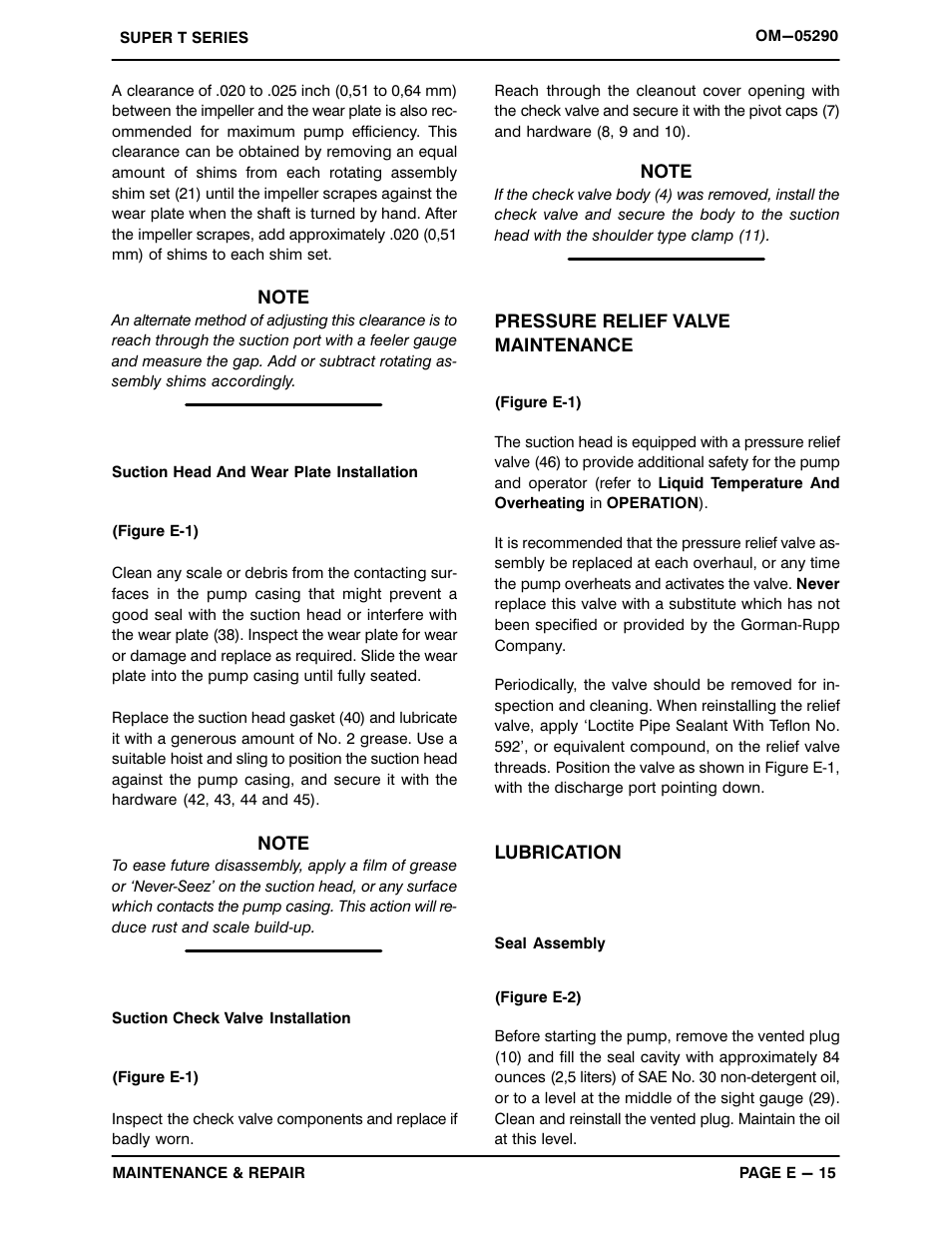Gorman-Rupp Pumps T10A3S-B /FM,/WW User Manual | Page 36 / 38
