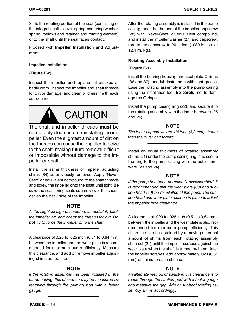 Gorman-Rupp Pumps T10A60S-B /FM,/WW User Manual | Page 35 / 38