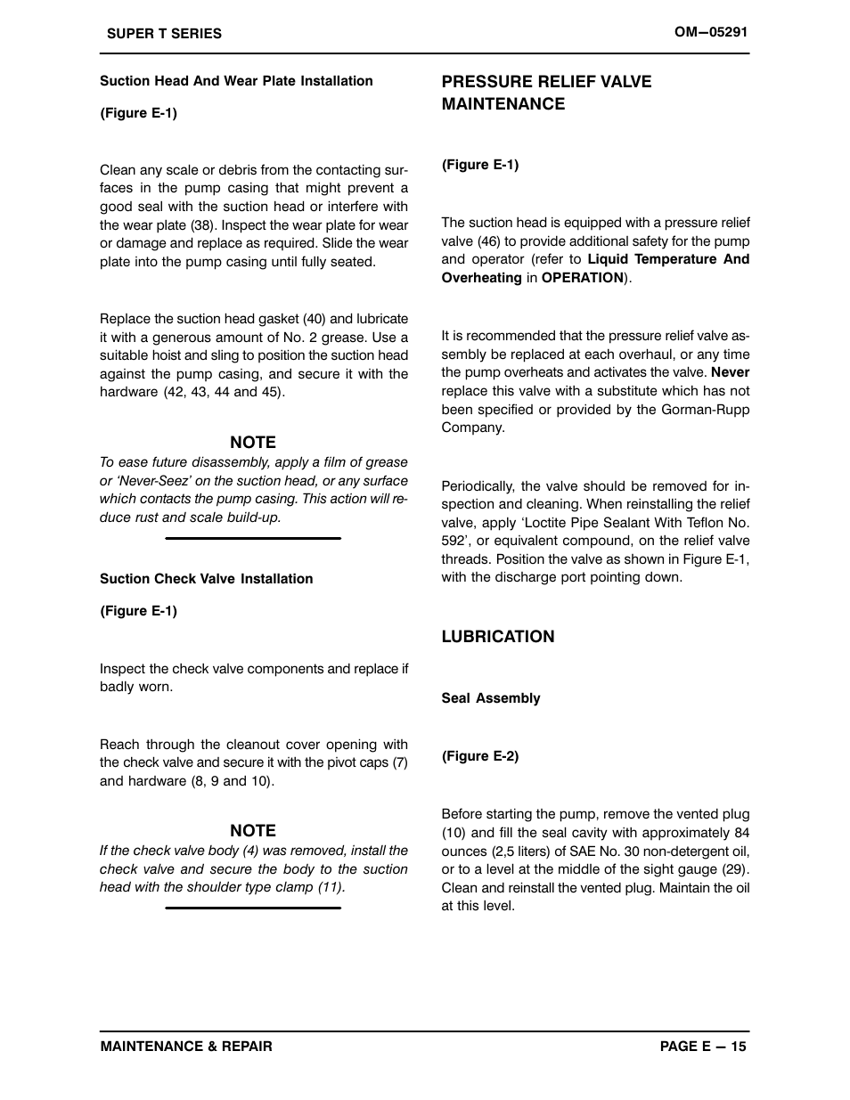 Gorman-Rupp Pumps T10A60S-B /FM,/WW User Manual | Page 36 / 38