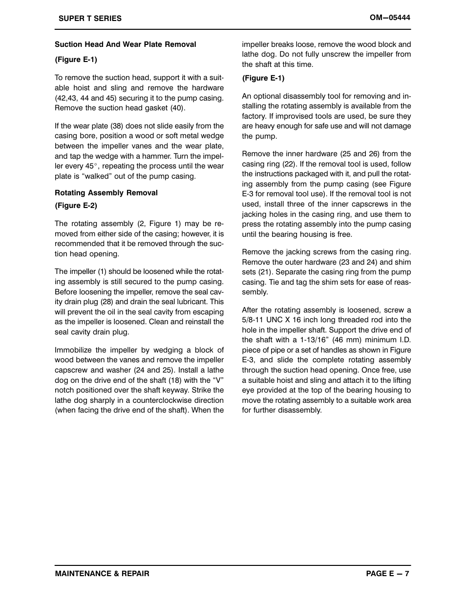 Gorman-Rupp Pumps T10A61S-B /FM User Manual | Page 29 / 38