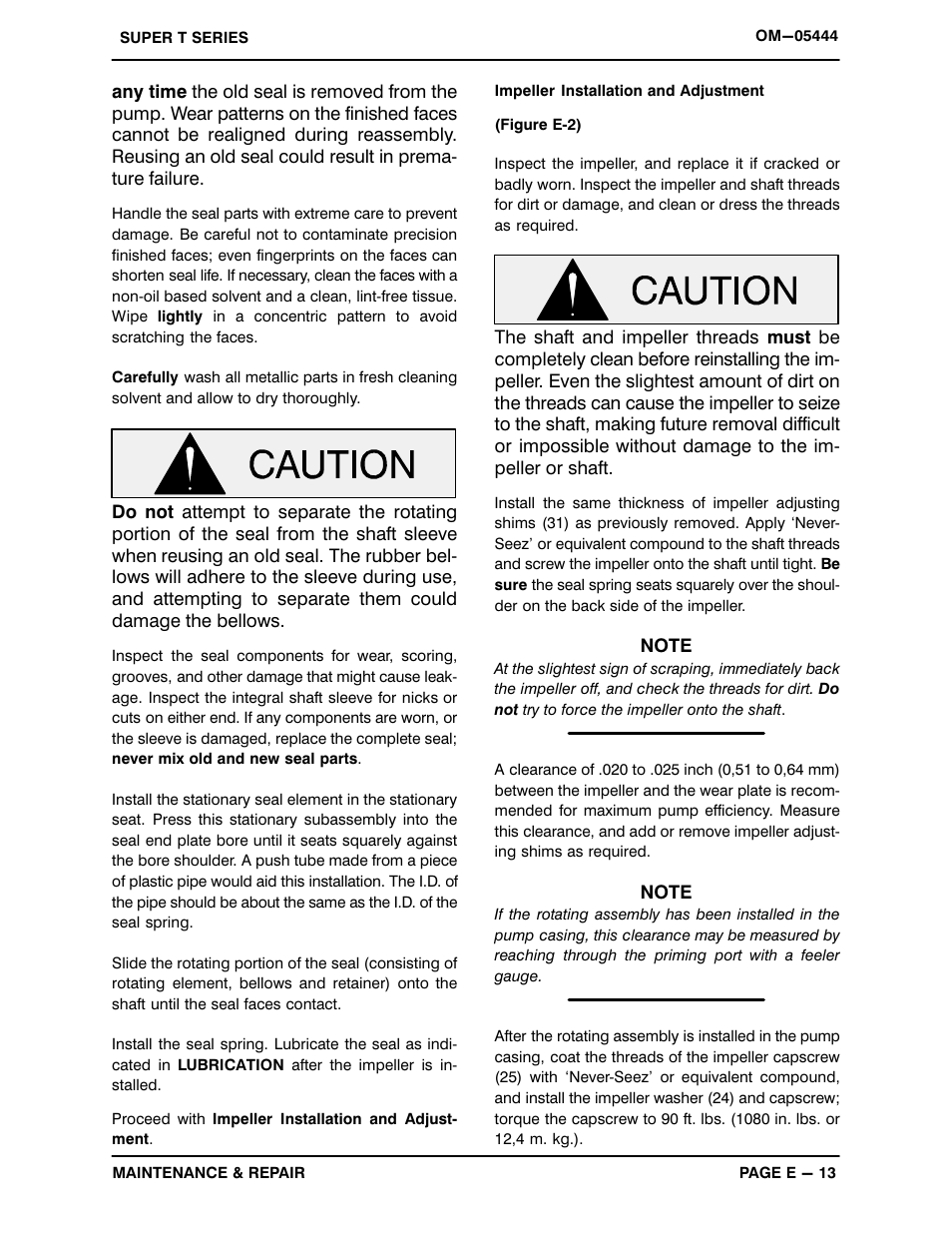 Gorman-Rupp Pumps T10A61S-B /FM User Manual | Page 35 / 38