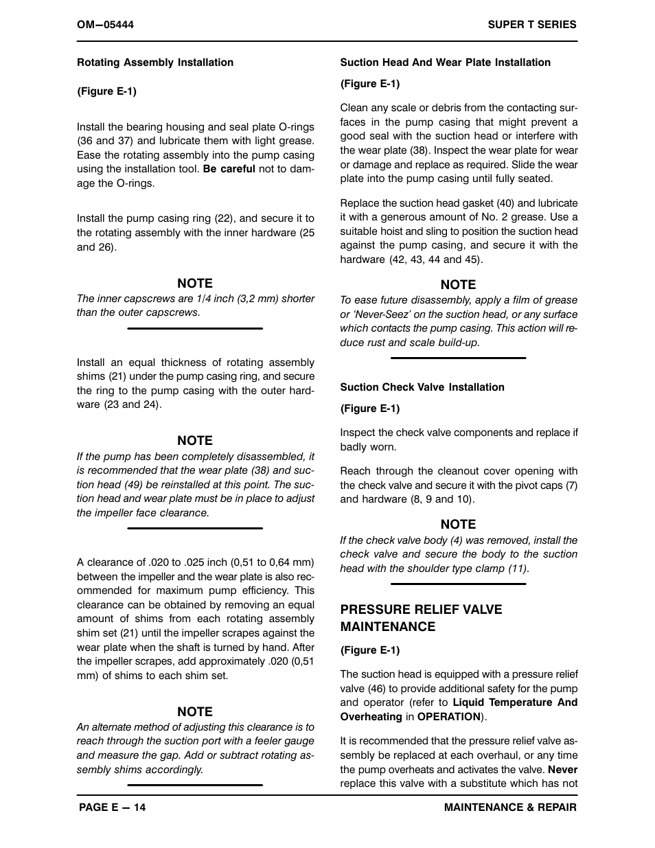 Gorman-Rupp Pumps T10A61S-B /FM User Manual | Page 36 / 38