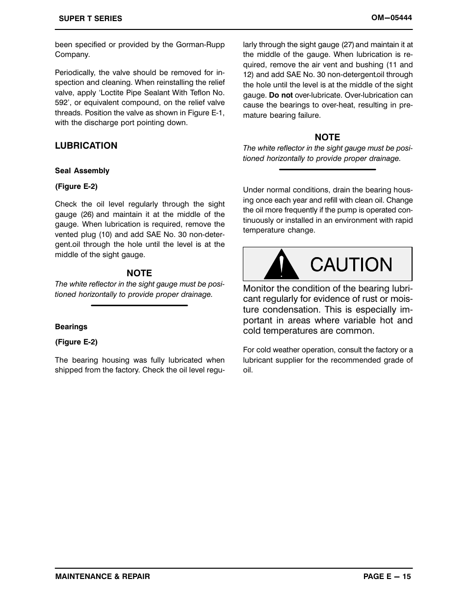 Gorman-Rupp Pumps T10A61S-B /FM User Manual | Page 37 / 38