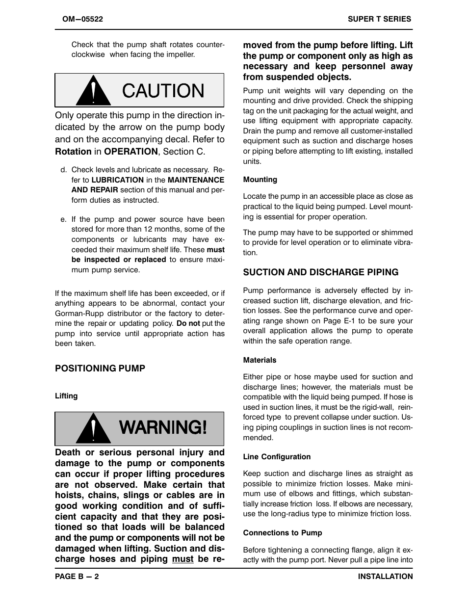 Gorman-Rupp Pumps T10A65S-B /FM User Manual | Page 9 / 38