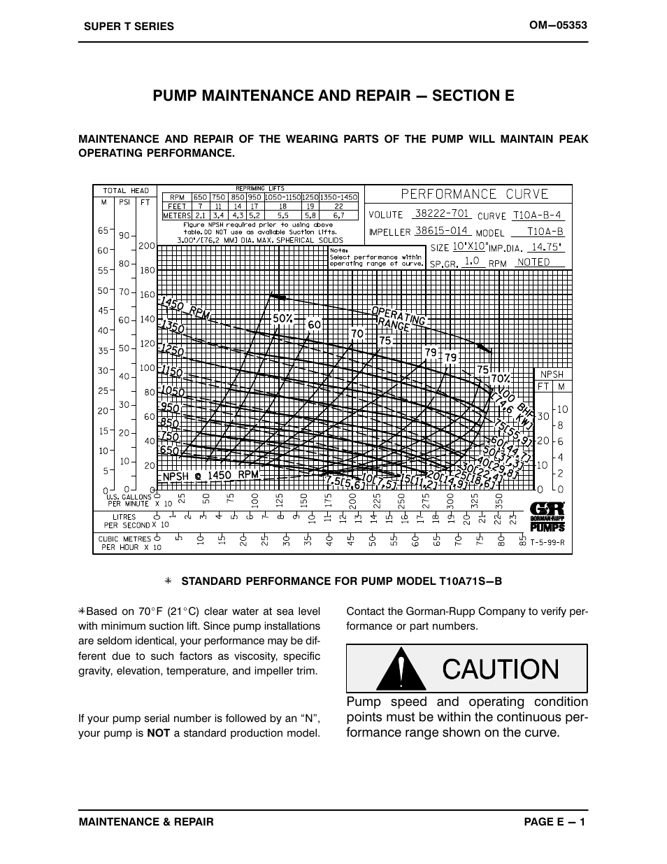 Gorman-Rupp Pumps T10A71S-B /FM User Manual | Page 23 / 39