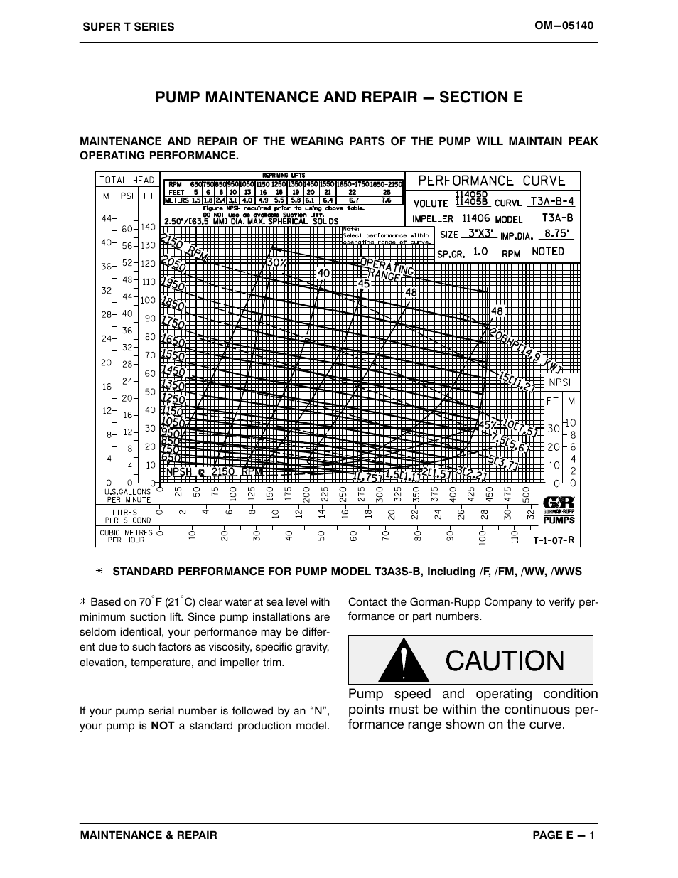 Gorman-Rupp Pumps T3A3S-B /F,/FM,/WW,/WWS User Manual | Page 24 / 40