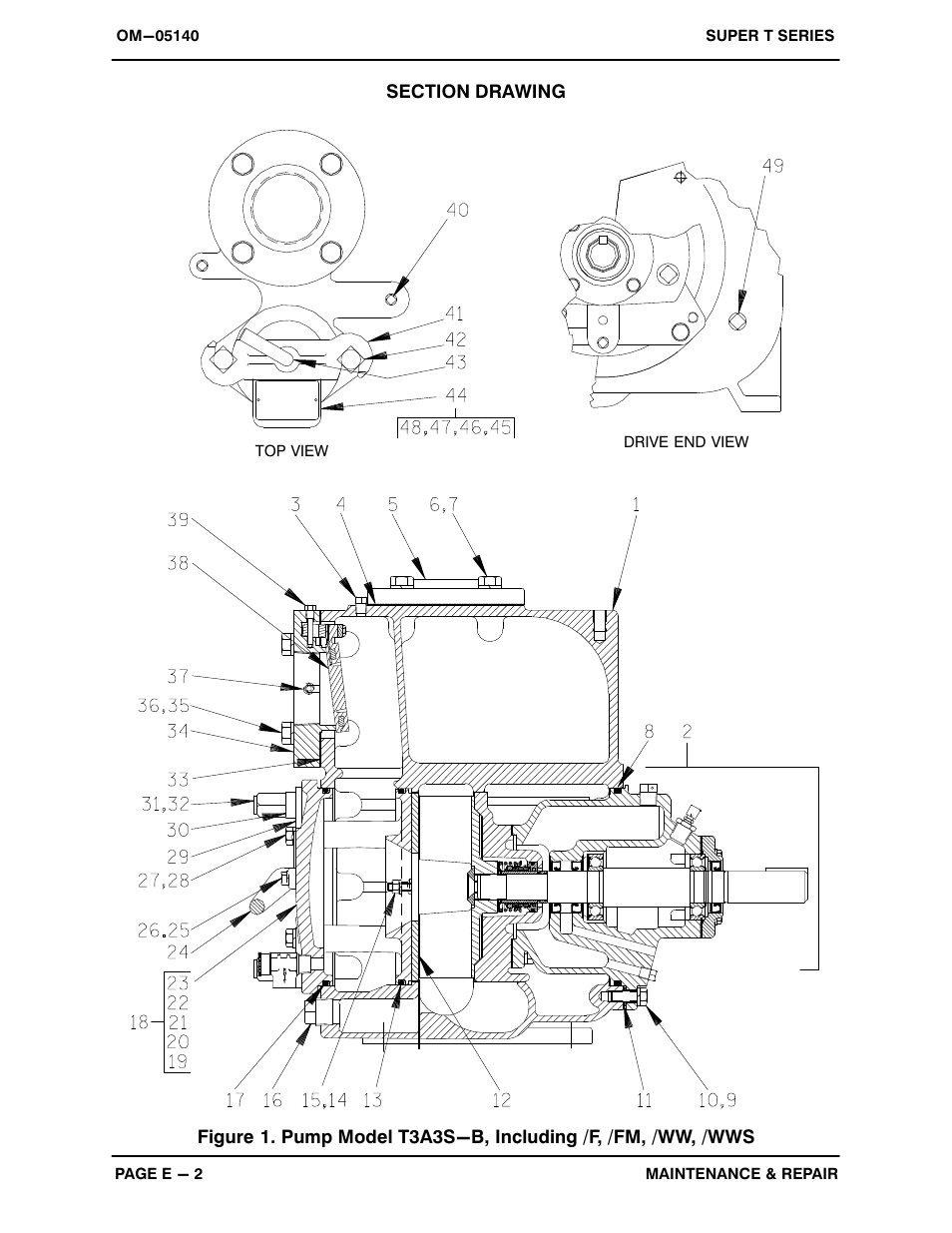 Gorman-Rupp Pumps T3A3S-B /F,/FM,/WW,/WWS User Manual | Page 25 / 40