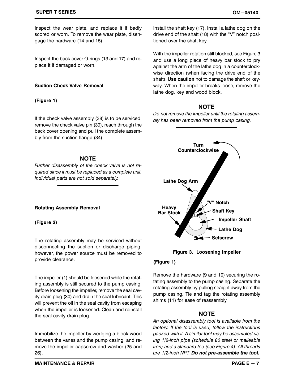 Gorman-Rupp Pumps T3A3S-B /F,/FM,/WW,/WWS User Manual | Page 30 / 40