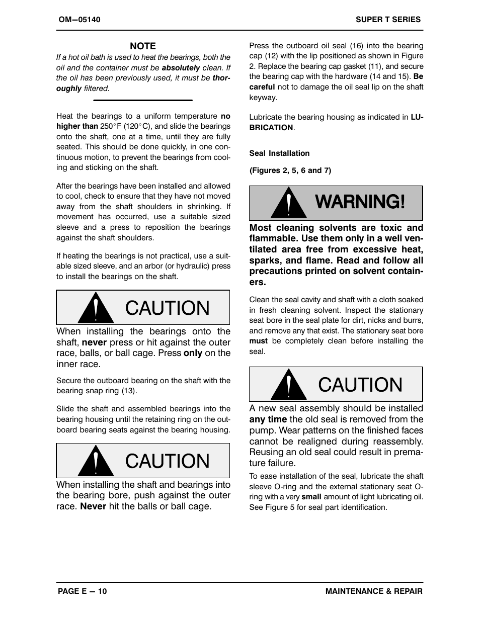 Gorman-Rupp Pumps T3A3S-B /F,/FM,/WW,/WWS User Manual | Page 33 / 40