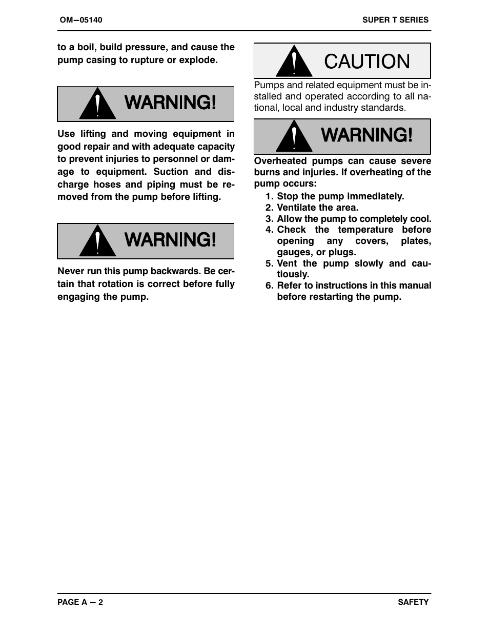 Gorman-Rupp Pumps T3A3S-B /F,/FM,/WW,/WWS User Manual | Page 7 / 40