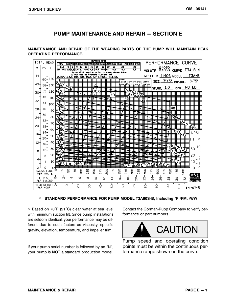 Gorman-Rupp Pumps T3A60S-B /F,/FM,/WW User Manual | Page 23 / 39